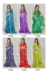 Mokshlata Vol 03 By Vallabhi Chiffon Floral Print Saree Wholesale Online